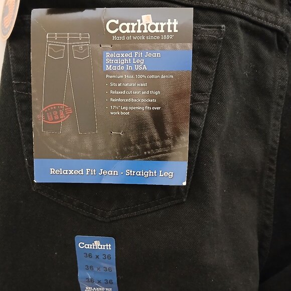 Carhartt Relaxed Fit Jean Straight Leg - Picture 8 of 12